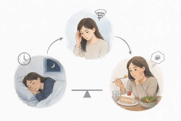감정의 굴곡과 반복되는 우울감을 상징하는 이미지