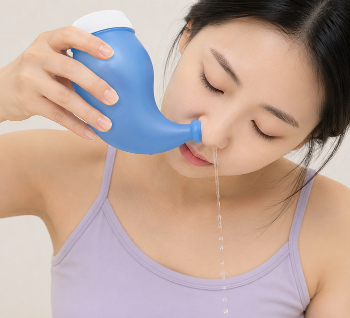 비강 점막 건조와 악취 발생 관련 설명 이미지