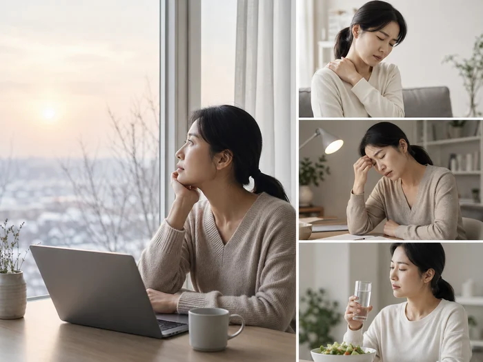 비타민D 결핍 위험 요인을 체크리스트로 보여주는 이미지