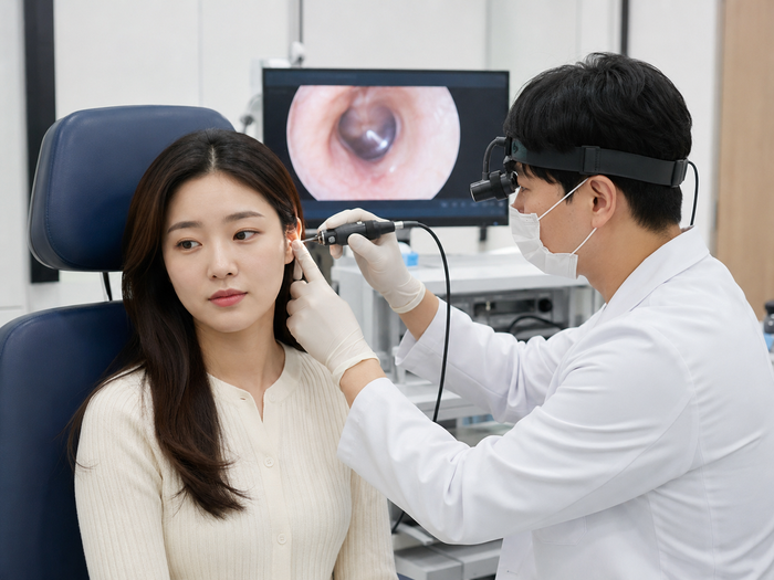 귀 내시경 검사와 귀 관리 방법 설명 이미지