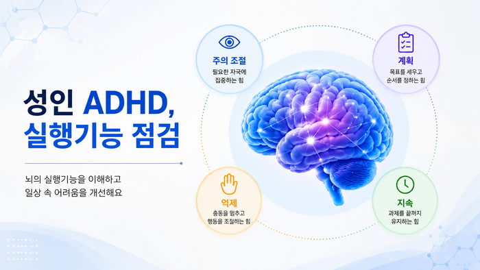 성인 ADHD 체크리스트와 생활 패턴 점검 예시