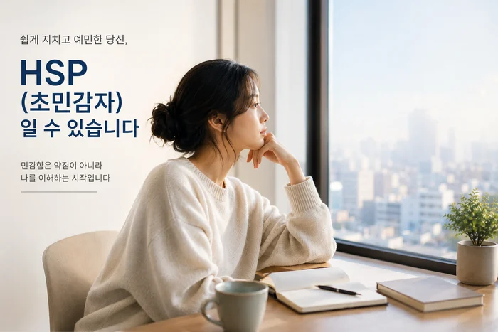 쉽게 지치고 예민하다면, HSP(초민감자)를 확인해볼 때