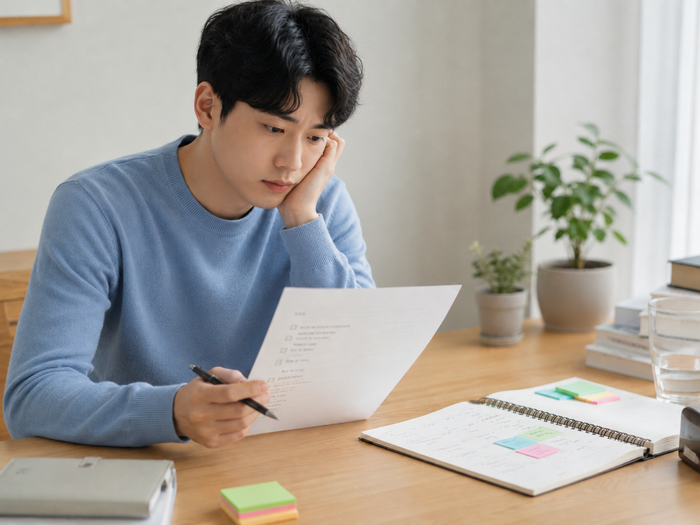 성인 ADHD 체크리스트 예시 이미지