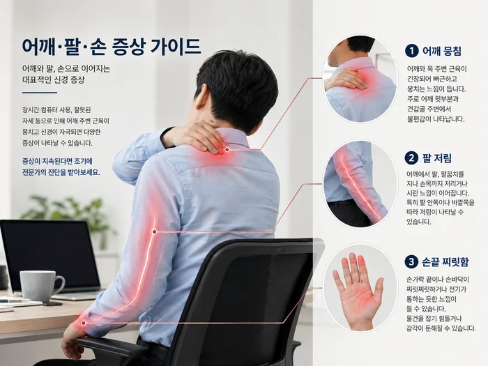 젊은 층에서 경추 부담이 증가하는 원인 설명 이미지