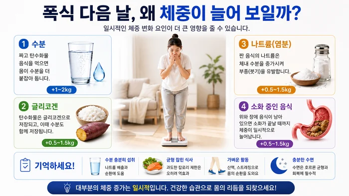 폭식 후 리셋, 굶지 않고 몸을 되돌리는 과학적 방법