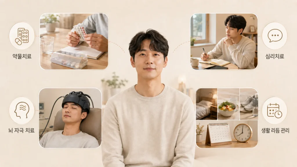[우울증 대안치료 로드맵 2편] 치료저항성우울증은 어떻게 치료할까? 약물부터 뇌 자극 치료까지 살펴보기