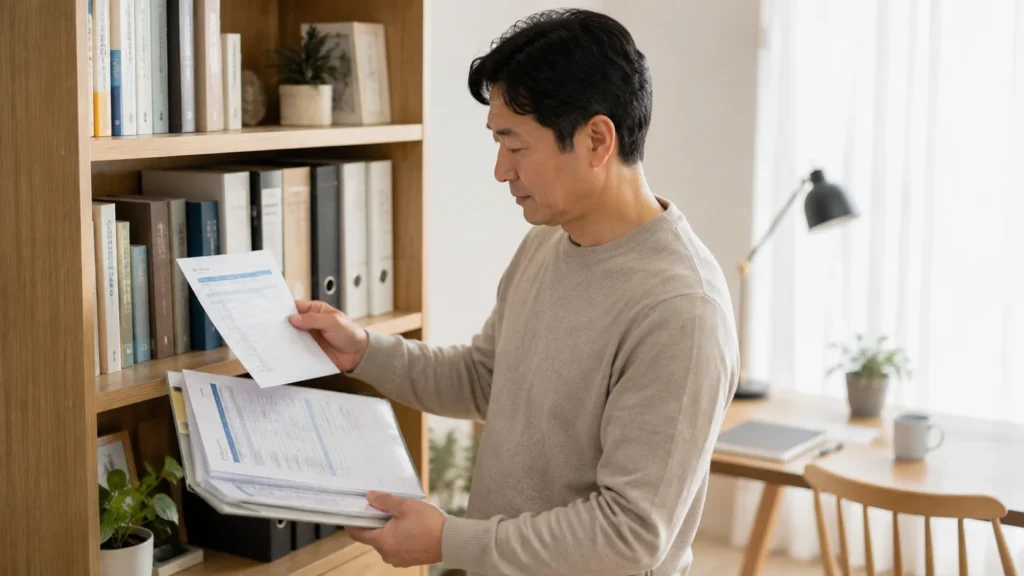 health-checkup-record-review-at-home