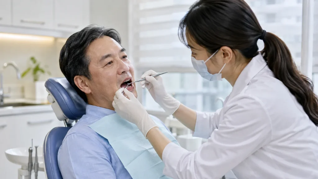 implant-daily-care-dental-checkup