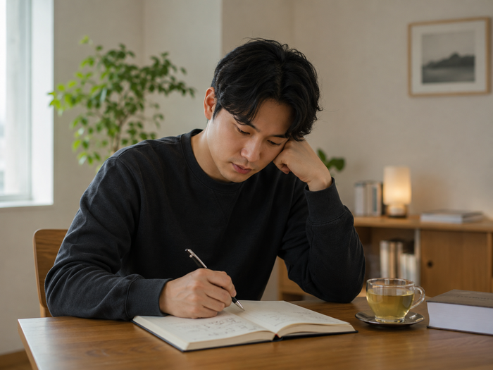 마음 건강과 뇌의 리듬 회복 과정을 설명하는 이미지