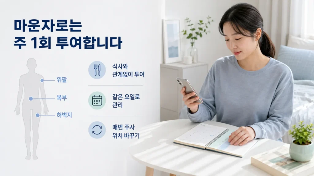 마운자로 사용법은? 주사 부위·투여 주기·보관법과 투여일 놓쳤을 때 대처