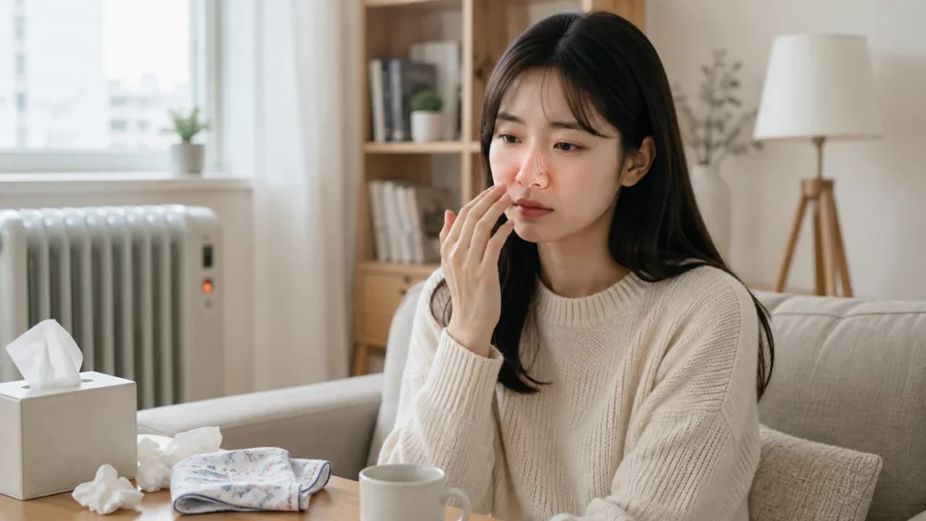 코피가 자주 나는 이유는 무엇이고 어떻게 지혈해야 할까요?