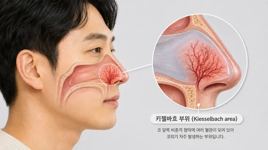잦은 코피 원인은 무엇일까요? 반복되는 출혈에서 확인할 점