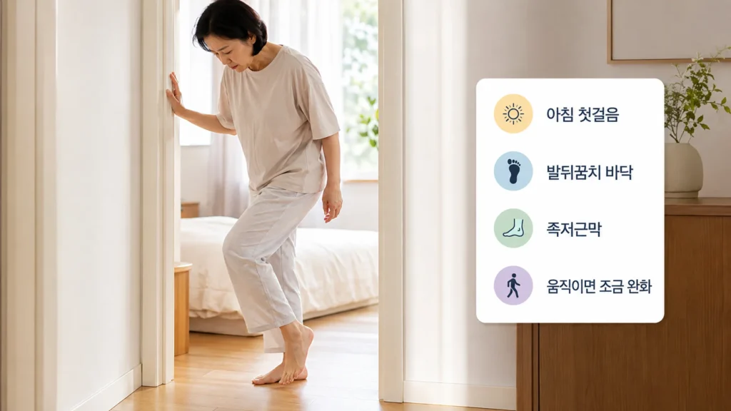 [뼈·관절 통증, 제대로 알고 관리하기 2편]러닝 후 발뒤꿈치 통증, 왜 반복될까요? 족저근막염·아킬레스건 통증 구분법