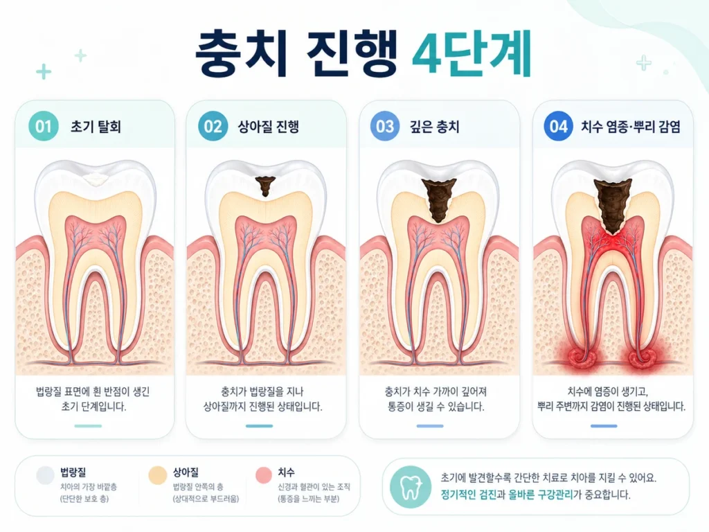 충치 치료, 언제 받아야 할까? 단계별 관리법