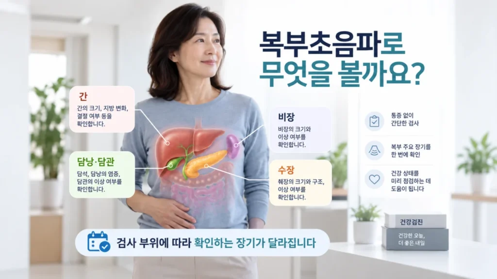[내과검사 1편] 복부초음파는 무엇을 검사할까요? 금식 시간과 검사 전 준비