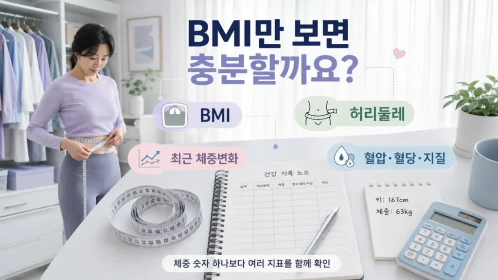 [요요와 체중변화 원인 4편] 비만도 계산법과 BMI 기준, 허리둘레까지 함께 봐야 하는 이유