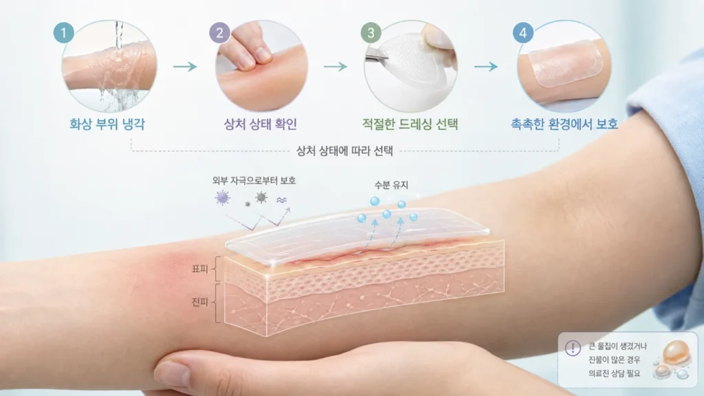 burn-moist-dressing-healing-mechanism