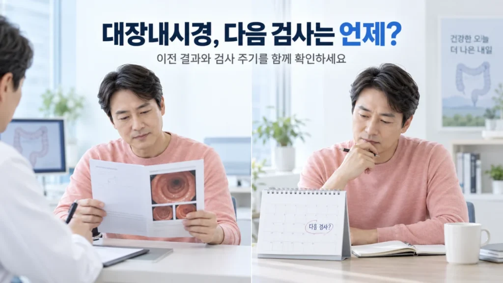 [내과검사 3편] 대장내시경은 얼마나 자주 받아야 할까요? 검사 주기와 용종 확인