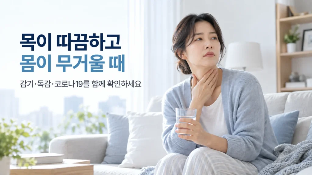 2026 요즘 코로나 증상, 목아픔·기침·발열 나타나면 확인할 점