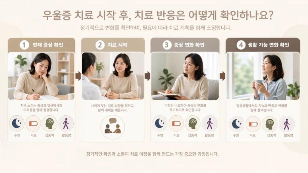 우울증 치료는 어떻게 진행될까? 치료 시작부터 유지치료까지