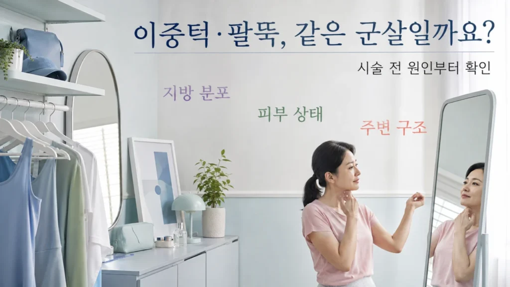 [지방분해주사와 군살관리 4편] 이중턱·팔뚝 지방분해주사, 시술 전 알아둘 점
