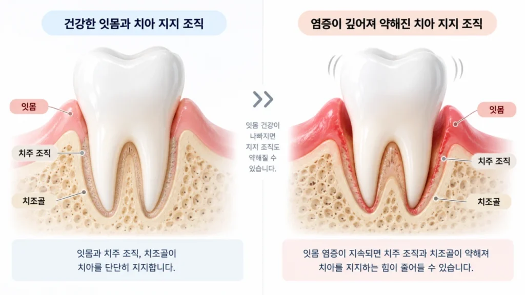 gum-disease-supporting-tissue-change