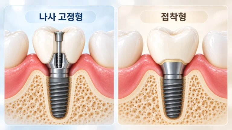 임플란트 크라운은 나사로 고정할까, 접착할까? 두 방식의 차이
