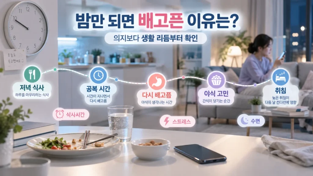[요요와 체중변화 원인 2편] 식욕이 자꾸 흔들리는 이유는? 수면·식사시간·생활리듬 점검