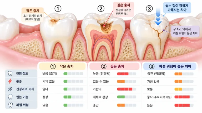 충치도 있고 잇몸도 안 좋다면 무엇부터 치료할까? 치과 치료 순서와 기준