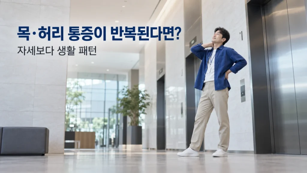 [척추 통증과 도수치료 3편] 목·허리 통증이 반복되는 이유는 무엇일까요? 자세와 움직임의 관계