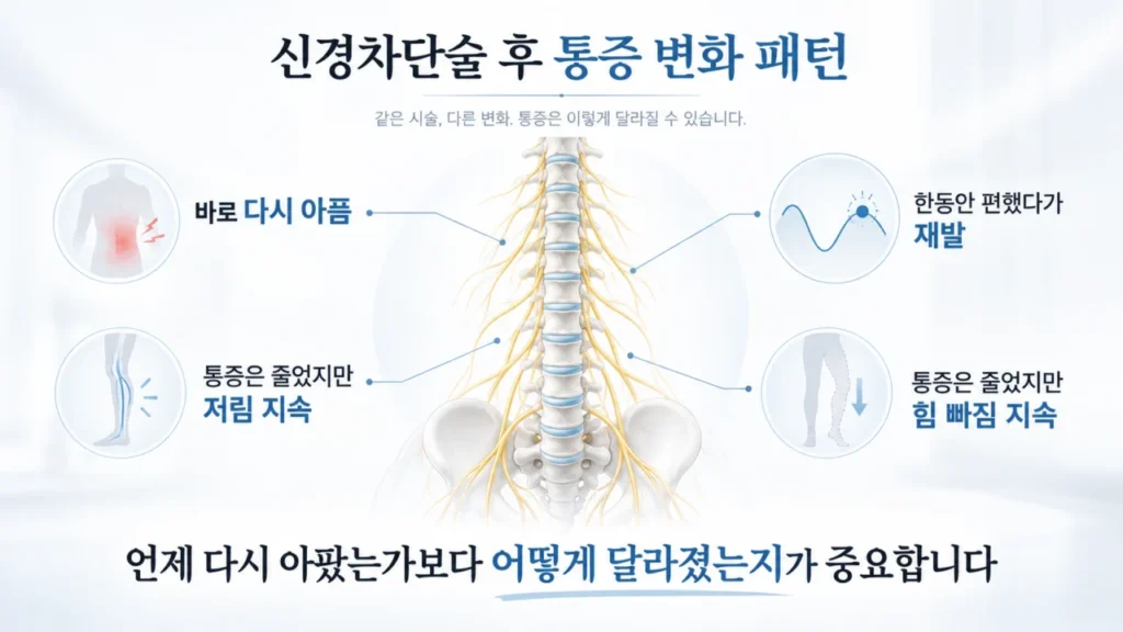 [통증 주사치료 2편] 신경차단술 후 다시 아픈 이유는? 통증 재발 원인