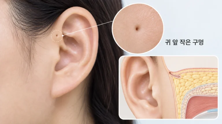 귀 앞에 작은 구멍이 있다면? 선천성 이루공 증상과 염증·수술 기준