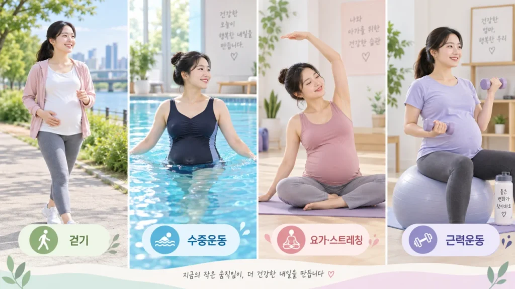 [임산부 운동 가이드 2편] 임산부에게 좋은 운동은? 임신 중 할 수 있는 운동 4가지와 운동 방법
