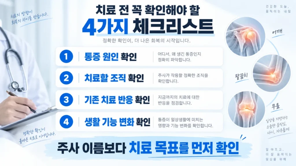 PRP주사와 프롤로주사 선택 전 확인할 체크리스트 이미지