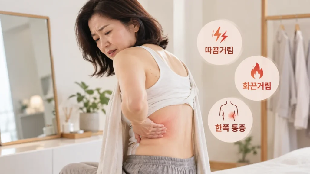 대상포진은 처음부터 물집이 생길까? 통증부터 발진까지 나타나는 순서