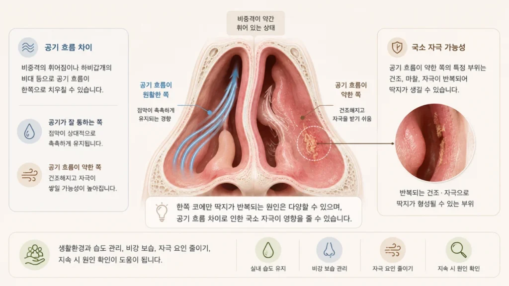unilateral-nasal-crust-airflow-irritation