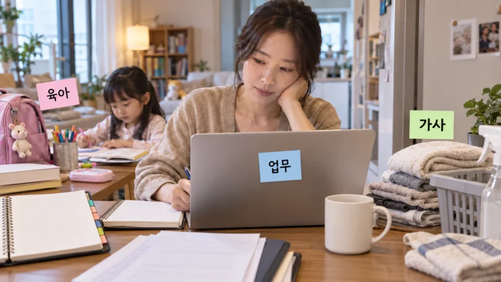 워킹맘이 자꾸 지치는 이유는? 일·육아 스트레스와 완벽주의 부담