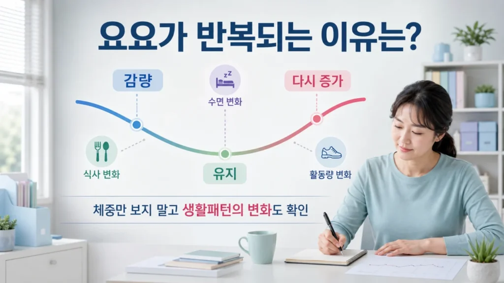 [요요와 체중변화 원인 1편] 요요가 반복되는 이유는? 체중이 다시 늘어나는 원인