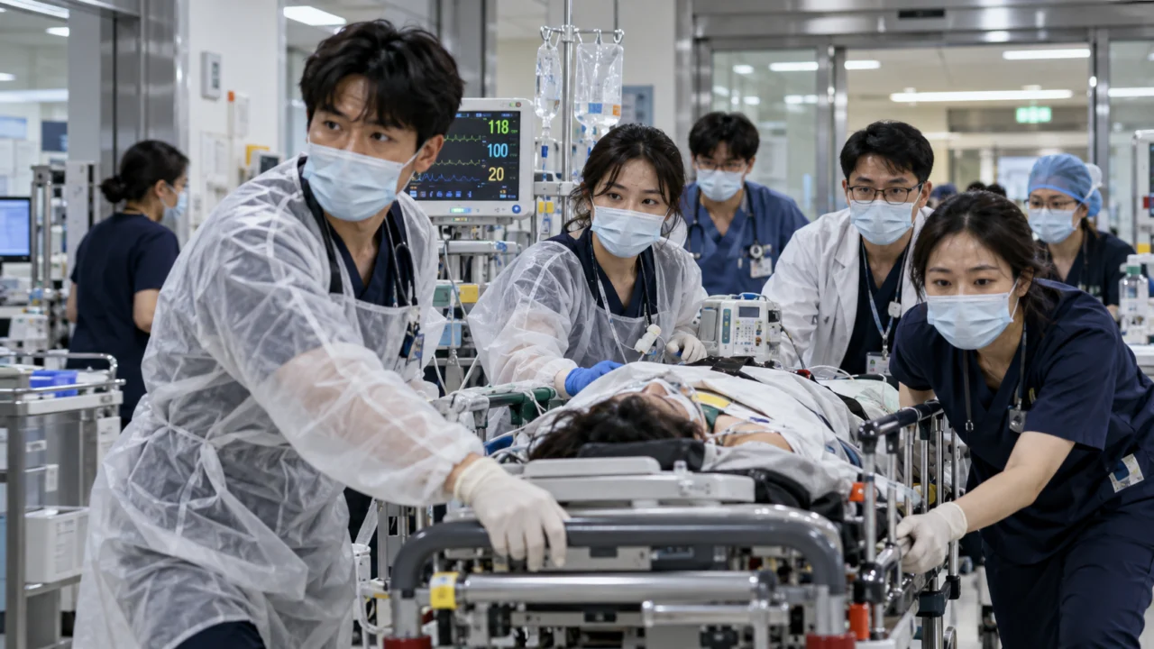 거점외상센터 설치지원사업을 통해 중증외상환자의 이송부터 응급처치·수술·집중치료까지 이어지는 최종 치료 역량 강화가 추진된다. (사진 - AI 생성)