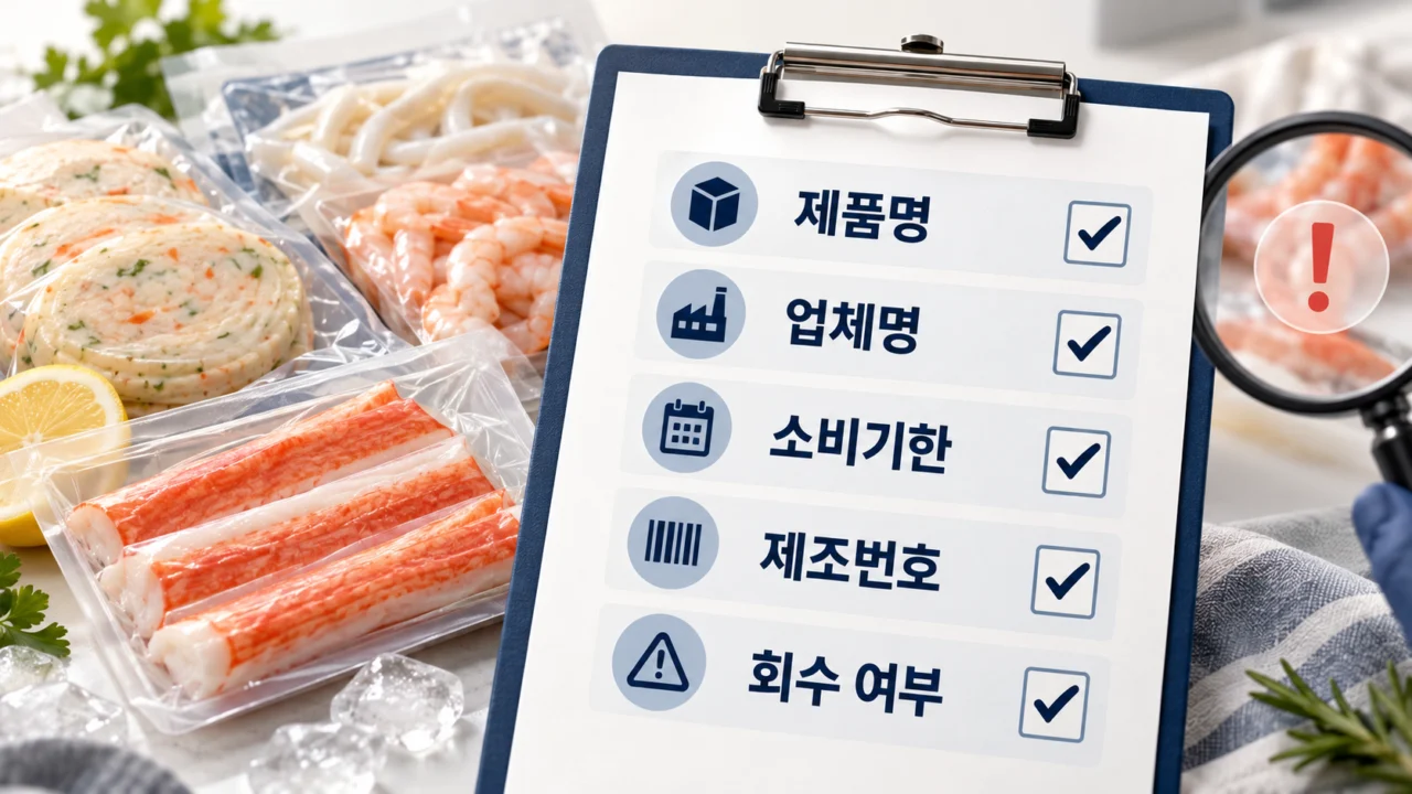메틸수은 기준 초과 수산물가공품의 회수 대상 여부는 제품명, 제조업체, 소비기한, 제조번호 등을 식약처 공식 공지와 비교해 확인해야 한다. (사진=생성형AI)