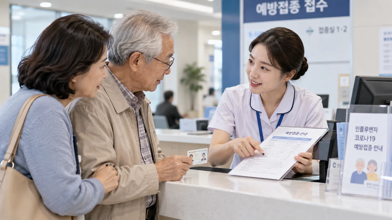 65세 이상 어르신은 예방접종 전 위탁의료기관의 접종 가능 여부를 확인하고 신분증을 지참해야 한다. (사진=생성형AI)