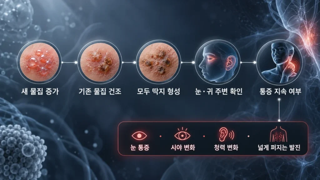 대상포진 물집에서 확인해야 할 주의사항 체크리스트