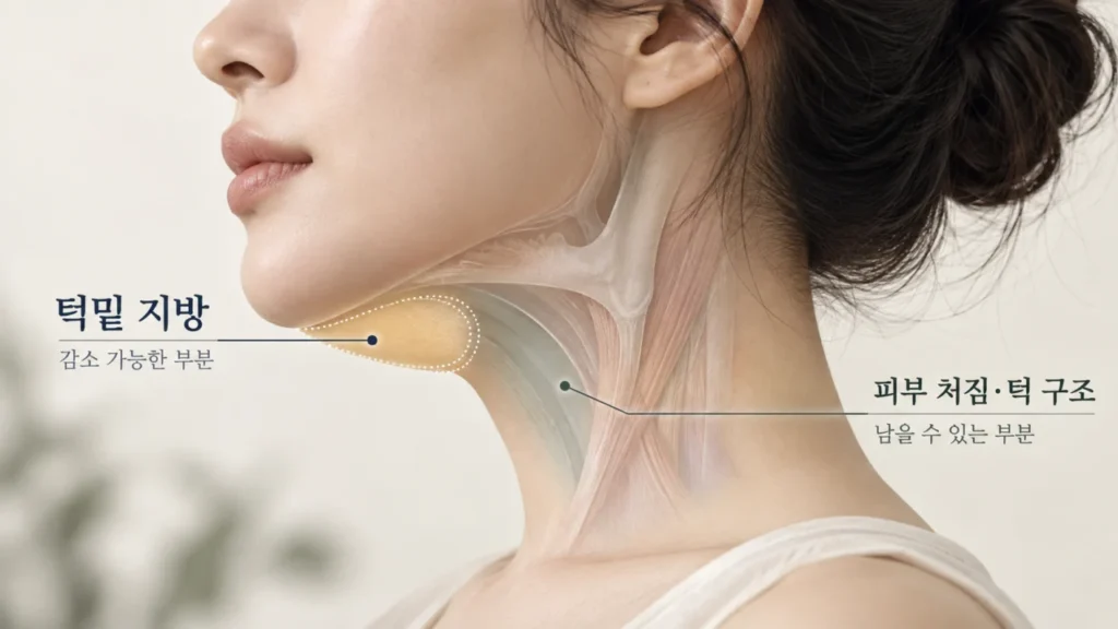 이중턱 주사 효과는 어디까지일까? 턱밑 지방 감소와 남는 변화